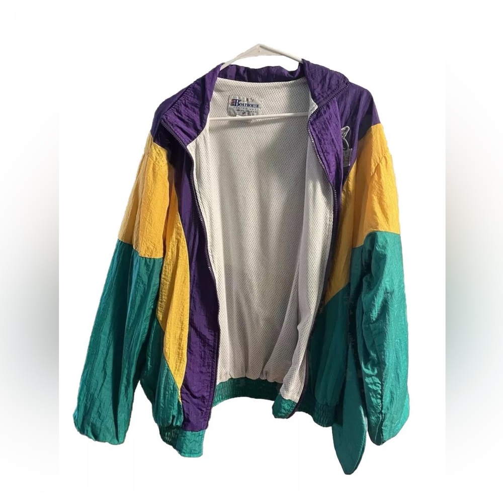 Size Large Deadstock Vintage ECHL New Orleans Brass team issued windbreaker
